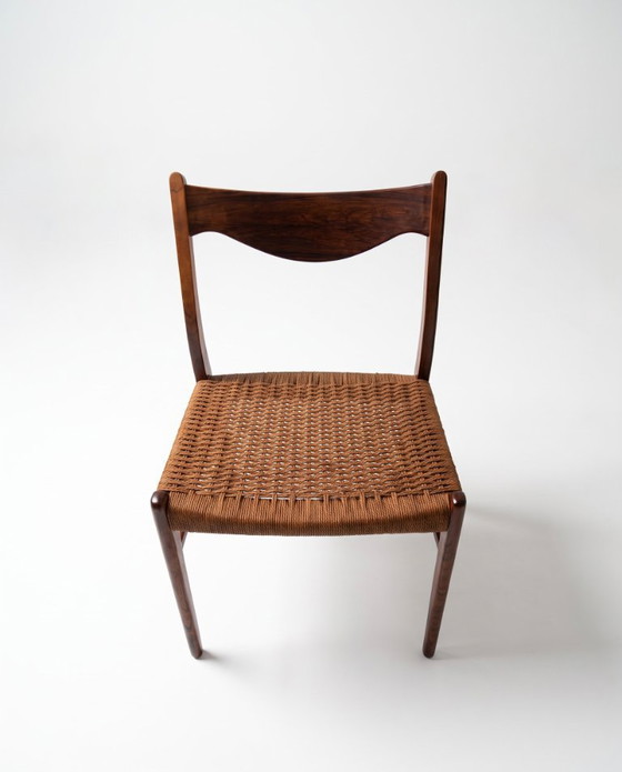 Lot de 8 chaises - A. Wahl Iversen - Glyngøre Stolefabrik - 1960 – Chaises de salle à manger, Wood (photo 5 of 6)