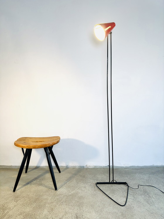 Image 1 of UNKNOWN ‘SUN SERIES’ FLOOR LAMP ATTRIBUTED TO H. BUSQUET FOR HALA ZEIST, THE NETHERLANDS, 1950s