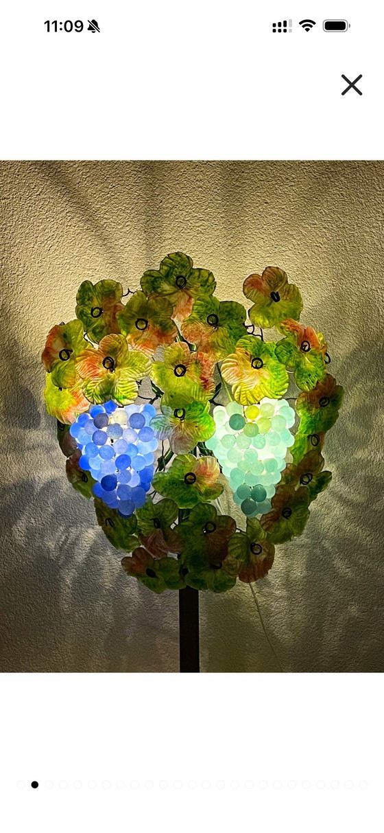 Image 1 of Iconic Murano Wall Lamp | Cesare Toso | Art Nouveau | 1970s