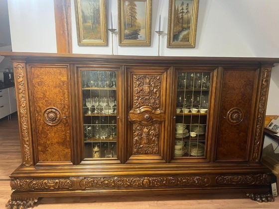 Image 1 of Mobile da soggiorno Wilhelm Albrecht in legno massello, antico