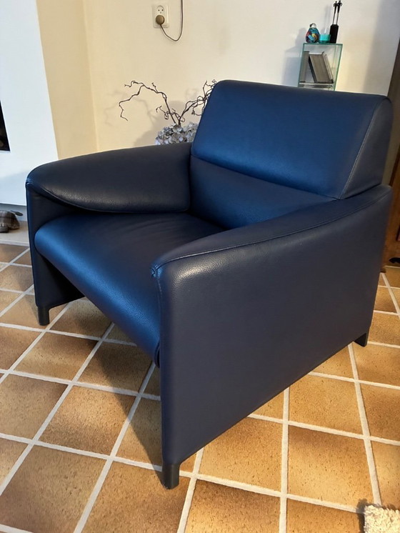 Image 1 of Sillón Leolux Felizia azul