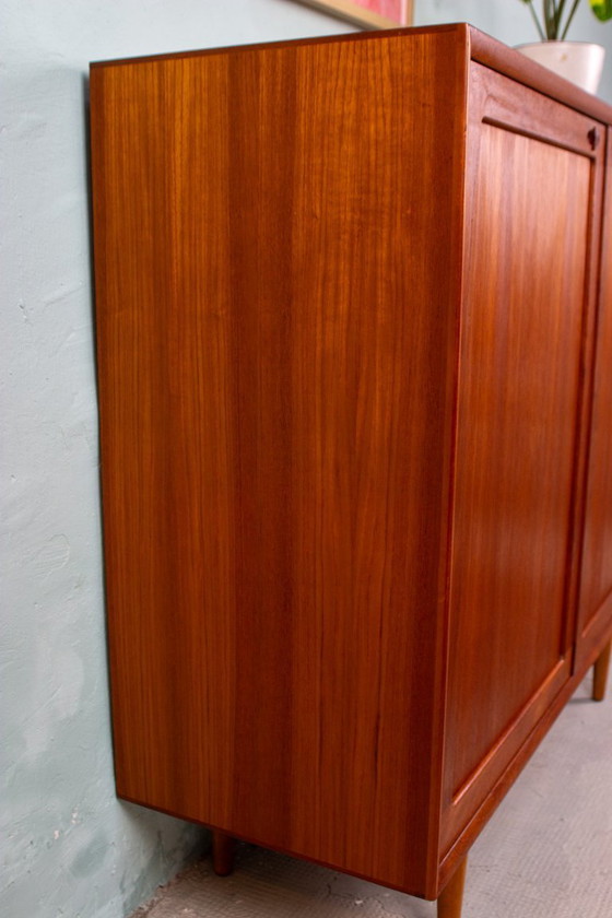 Image 1 of Vintage teak cabinet, highboard, chest of drawers, sideboard, HW Klein Danish