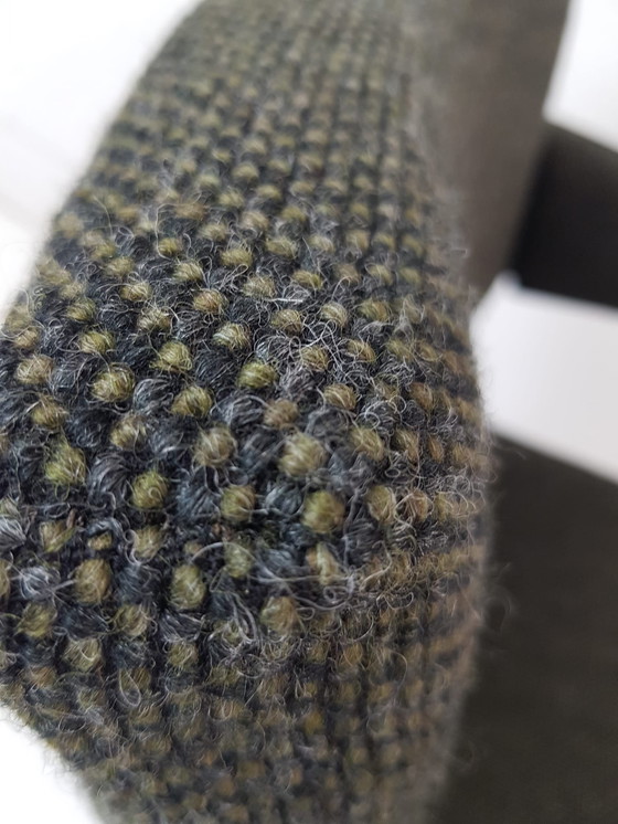 Image 1 of Vintage armchairs Gispen reupholstered plough fabric wool