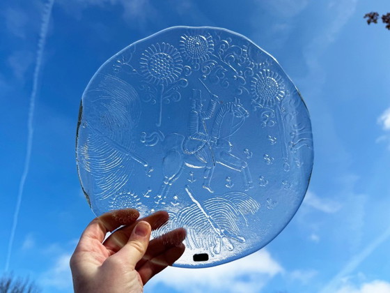 1x Vintage Kosta Boda Glass Plate - Goran Warff – Tableware (photo 5 of 5)