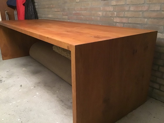 Image 1 of Table de salle à manger en chêne massif, dessinée par Bart Vos. Marque privée Vosinterieur.