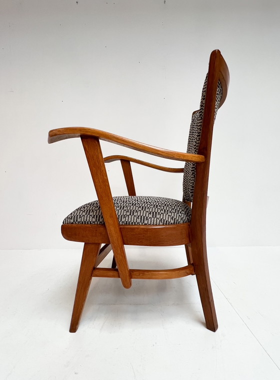 Image 1 of Fauteuil vintage retapissé, 1960's