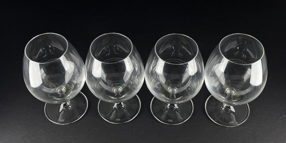 4 bicchieri da cognac Alessi Tendentse – Cristallo al piombo 24% (design postmoderno) – Bicchieri e caraffe (photo 5 of 5)