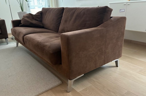 Divano Leolux Antonia da 2,5 posti in Alcantara, in perfette condizioni!