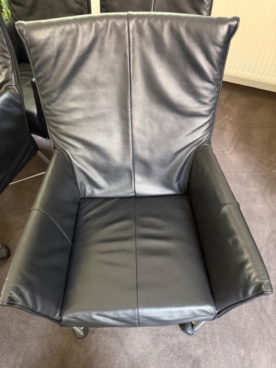 Image 1 of Montis Chaplin black dining chair 16 pieces