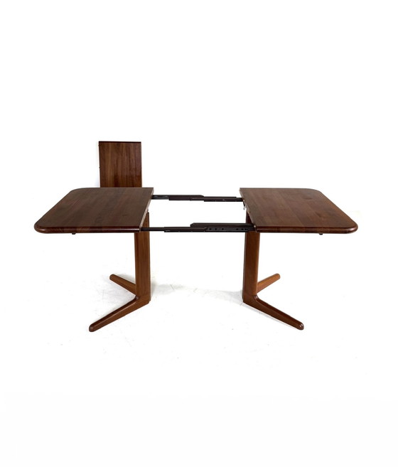 Image 1 of Table de salle à manger danoise extensible vintage, Korup Stolefabrik '60