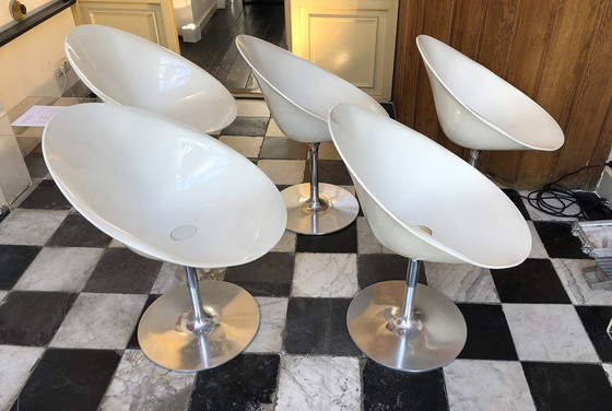 Image 1 of Sillas giratorias Kartell Eros de Philippe Starck (5)