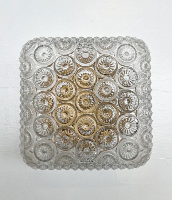 Image 1 of Set of 2 Limburg Glashütte ceiling lamps, 1960s