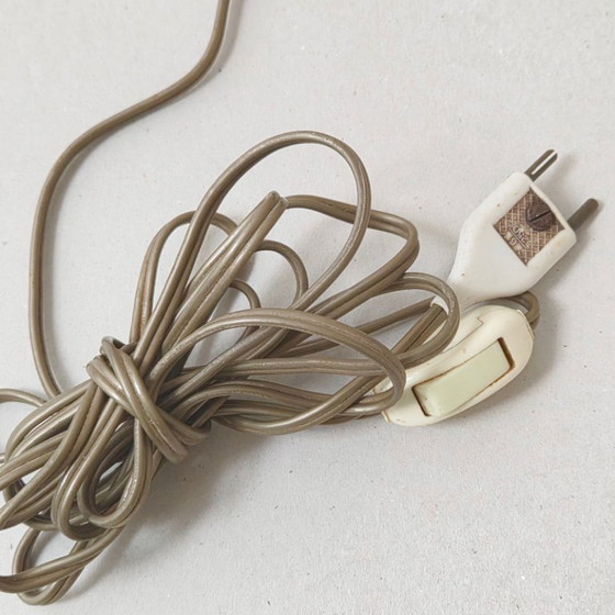 Image 1 of Vintage 1960s Iridescent Ceramic Dog Lamp by Maison Verceram