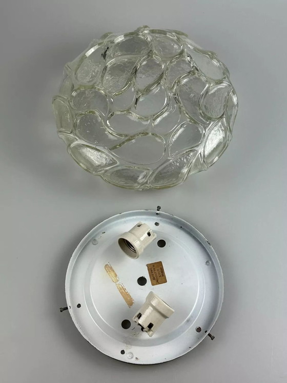 Image 1 of 60s 70s ceiling lamp or wall lamp bubble glass Germany Space Age Design