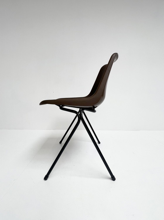 Image 1 of Satz von 6 Polyprop-Stühlen von Robin Day, 1960er Jahre