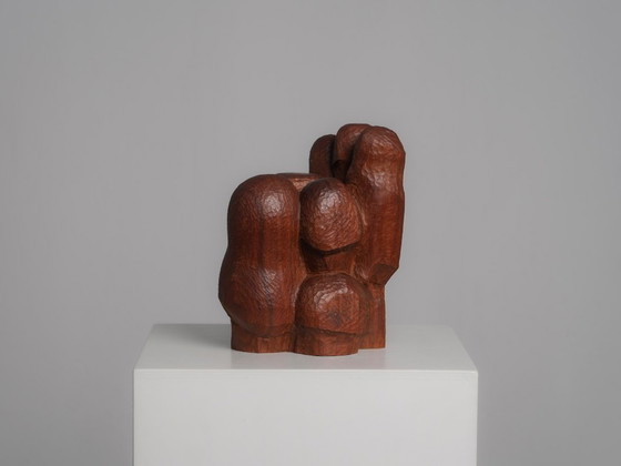 Sculture astratte in legno intagliato, Paesi Bassi, anni '80 – Vintage (photo 3 of 8)