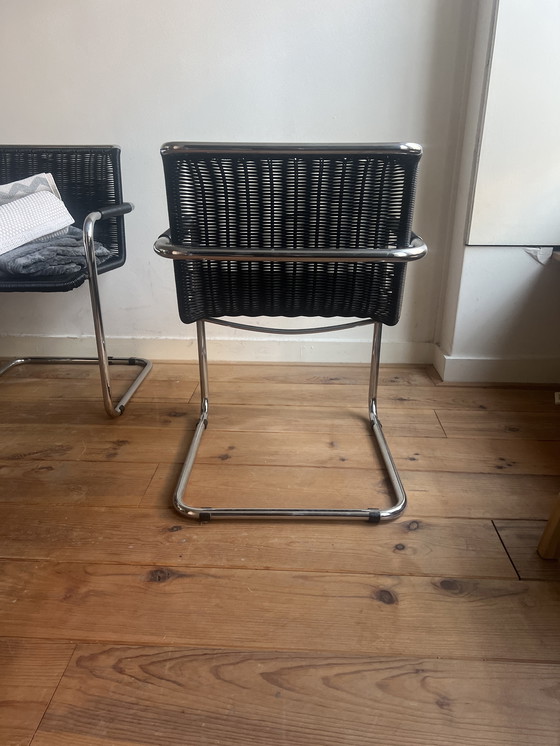 Image 1 of 4x Chaises de salle à manger vintage Tecta D41 Freischwinger