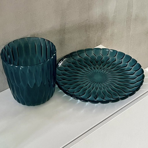 Kartell Jelly Serie Schale und Vase von Particia Urquiola