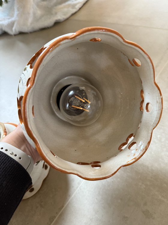 Image 1 of Handgeschilderde hanglampen retro jaren 80