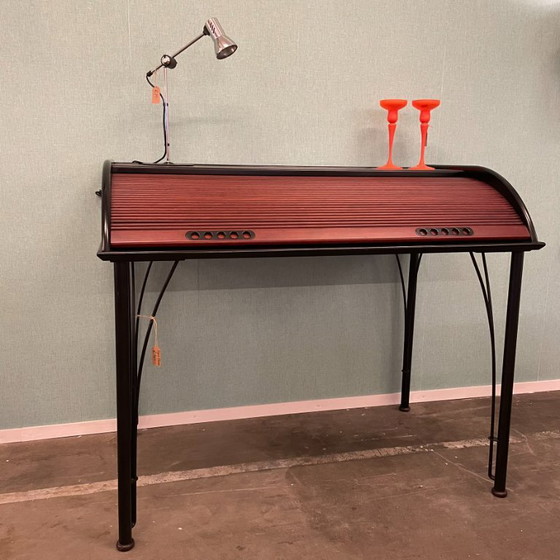 Secretaire Ligne Roset – Pagnon e Pelhaître, ca. 1988 – Scrivanie, Metal, Wood (photo 4 of 7)