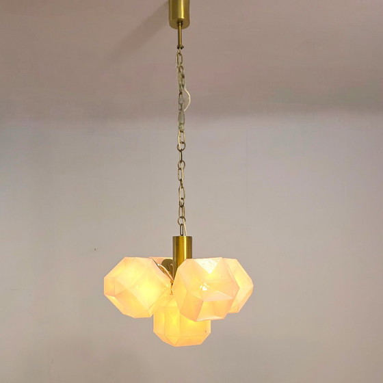 Image 1 of Oggetti lampada scultorea geometrica Murano anni '70 space age