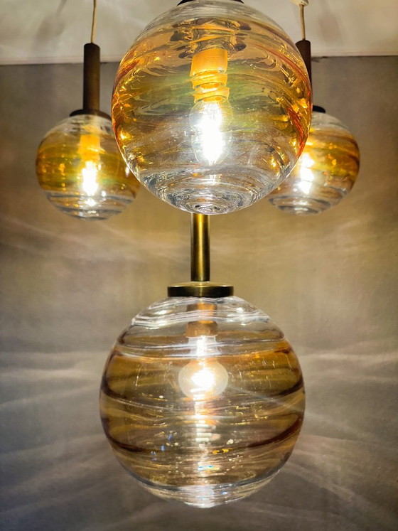 Vintage Doria cascade lamp – Hanglampen, Glas, Kunststof (photo 4 of 10)