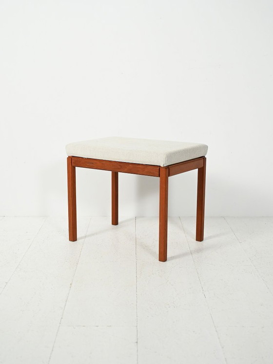 Image 1 of Scandinavian teak footstool by Egström & Myrstrand