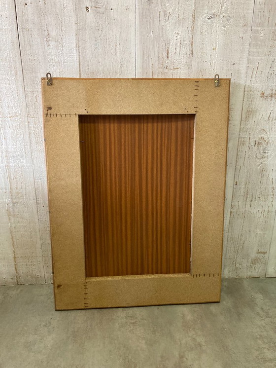 Image 1 of 70s rattan mirror