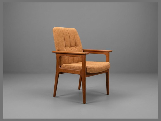Set di 2 poltrone vintage in teak OD Møbler – Rivestite di recente – Design danese – od mobler, Wood (photo 3 of 8)