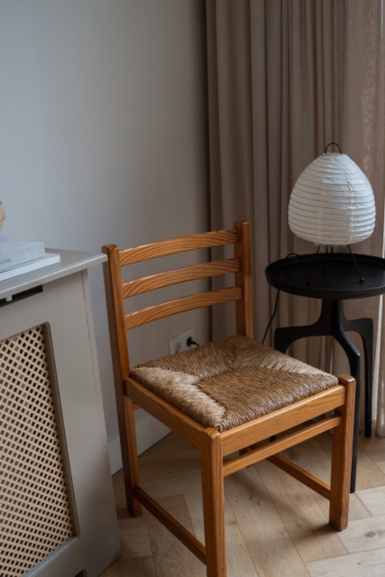 Image 1 of Set di 2 sedie vintage in legno di pino