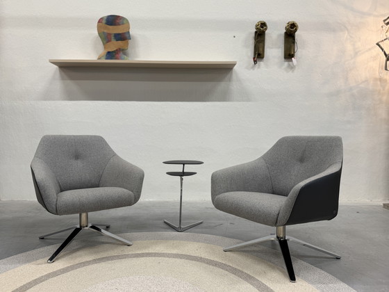 Image 1 of 2 De Sede 278 Drehstühle Living Leder grau