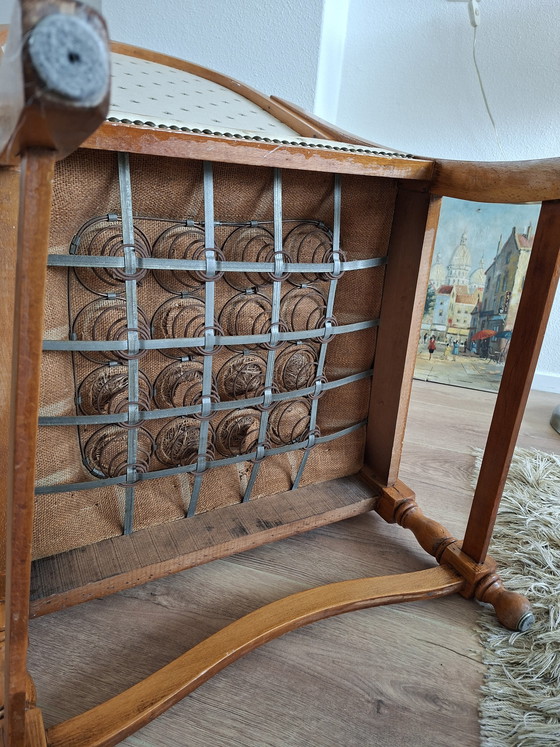 Image 1 of Fauteuil vintage classique – années 1950/60 – style Louis XV