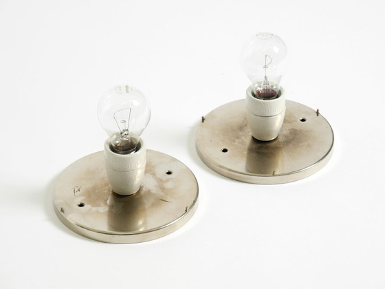 Image 1 of Dos hermosas lámparas de techo o de pared de estilo Art Nouveau Secesión de Koloman Moser para Wiener Werkstätten de WOKA