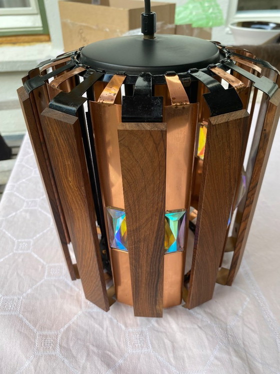 Image 1 of Werner Schou hanglamp pallisander Coronell Electro A/S