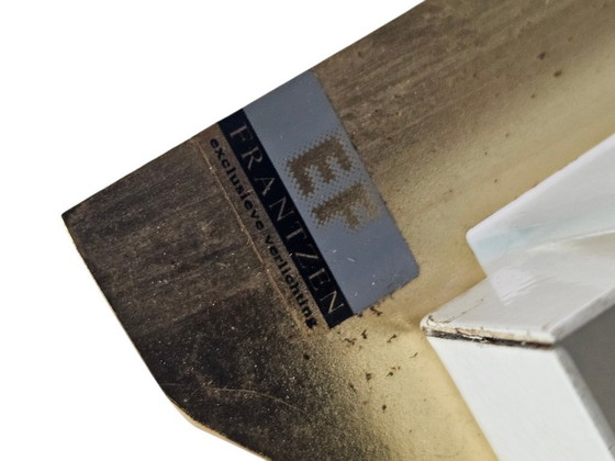 Image 1 of EF Frantzen - lampada da parete - vetro smerigliato - ottone - Danimarca - anni '90