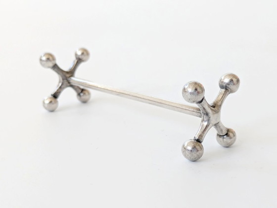 Image 1 of Set of 6 Vintage WMF Silver-Plated Jack Knife Rests, 1970s German Flatware