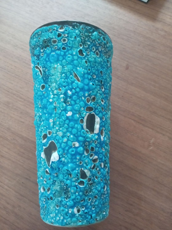 Vase Pierre de lune vintage signature – Luc Chambon, Céramique (photo 6 of 6)