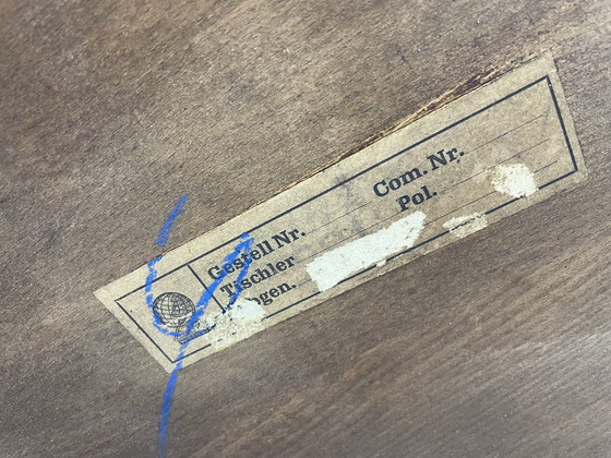 Image 1 of Adolf Wrenger Entwurfstisch – Stil der Amsterdamer Schule