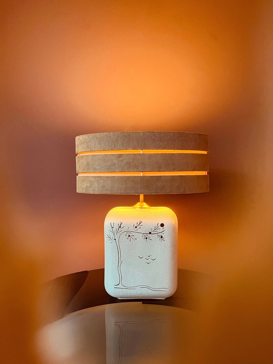 Image 1 of Unique Bohemian/Japanese table lamp