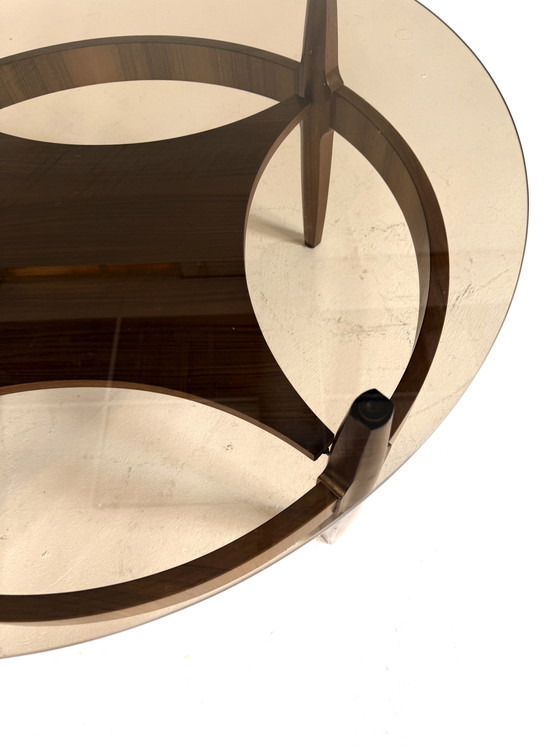 Image 1 of Tavolino da caffè vintage in noce, anni '60