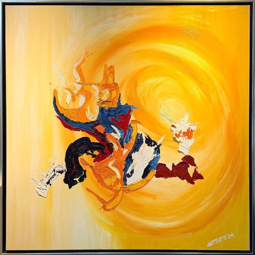 Oil painting "Here Comes the Sun"