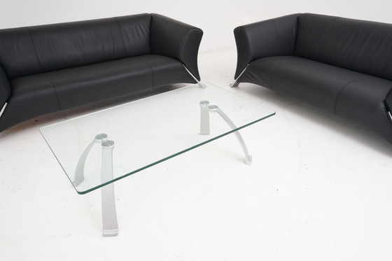 Image 1 of Rolf Benz 322 Garnitur Couch Sofa Dreisitzer Zweisitzer Leder Tisch 5021