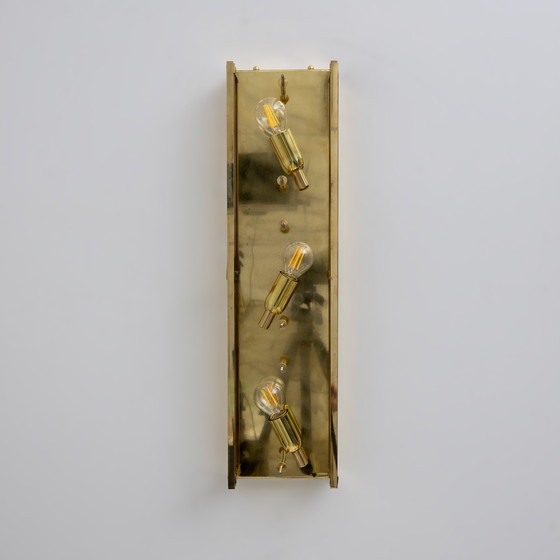 Image 1 of Coppia di applique moderne in ottone e vetro di Murano bianco latte e vetro ambra