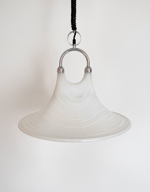 Vintage 1970s Space Age Cristallux Pendant Lamp