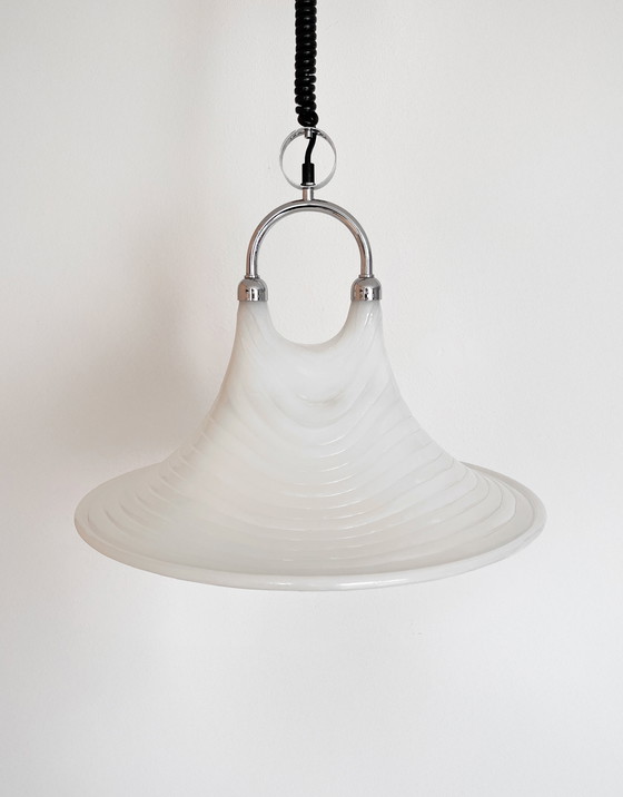 Image 1 of Vintage 1970s Space Age Cristallux Pendelleuchte