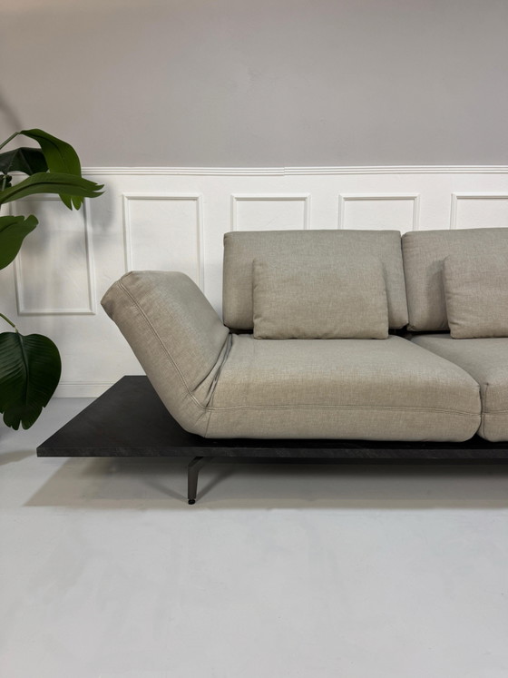 Image 1 of Rolf Benz Aura Sofa Beige Stoff Couch Relaxfunktion
