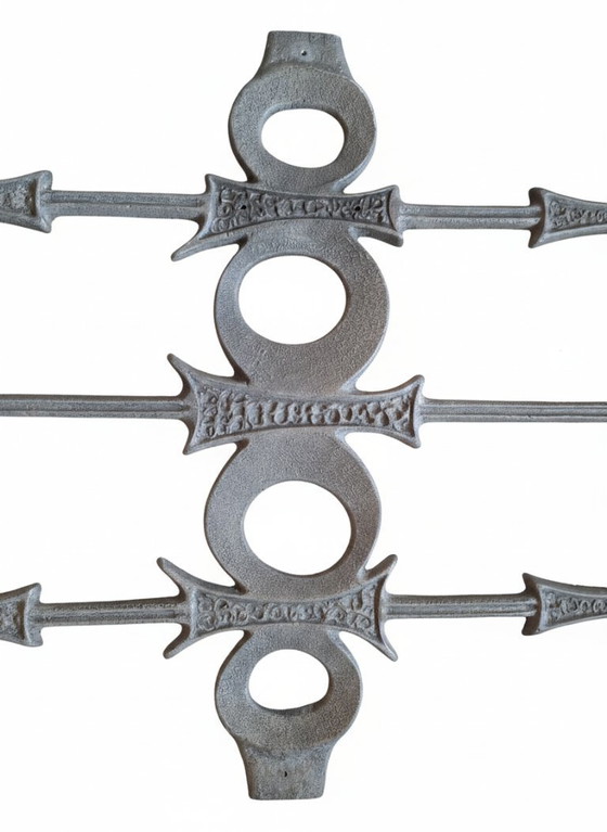 Image 1 of Grande scultura murale di metà secolo