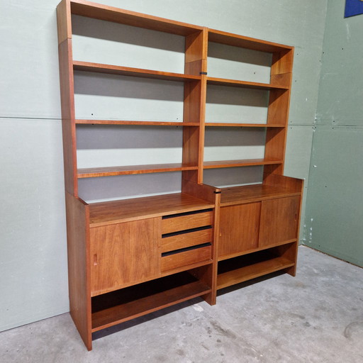 Librería de pared vintage KLM de los años 60