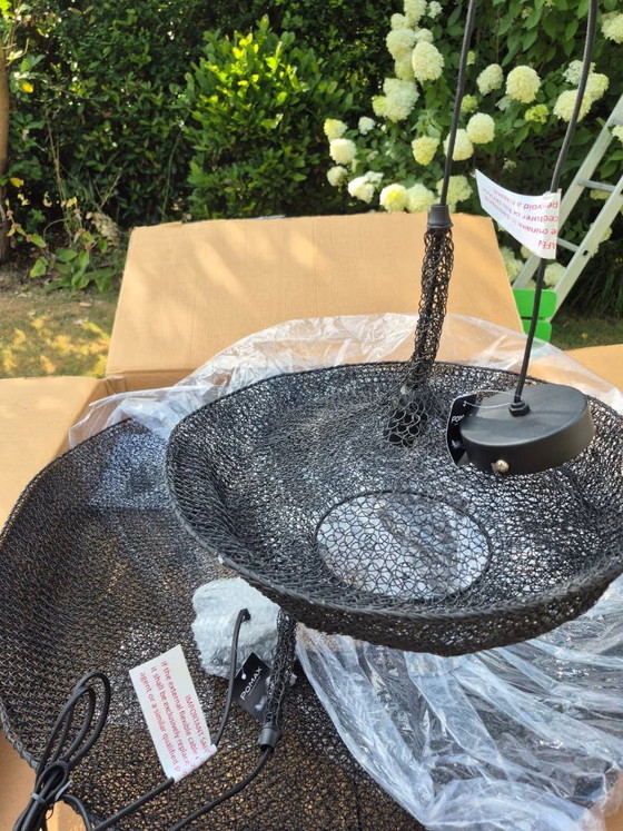 2 x Hanglamp Pomax Zwart Gaasstaal (LG en XL) – Hanglampen, Metal (photo 4 of 6)