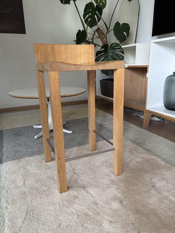 Image 1 of Küchenhocker aus massiver Eiche der Marke Bulthaup